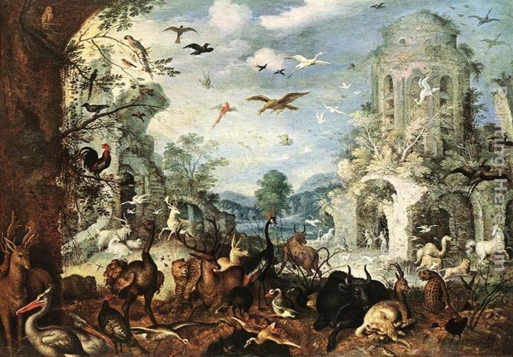 Roelandt Jacobsz Savery Landscapes with Wild Beasts